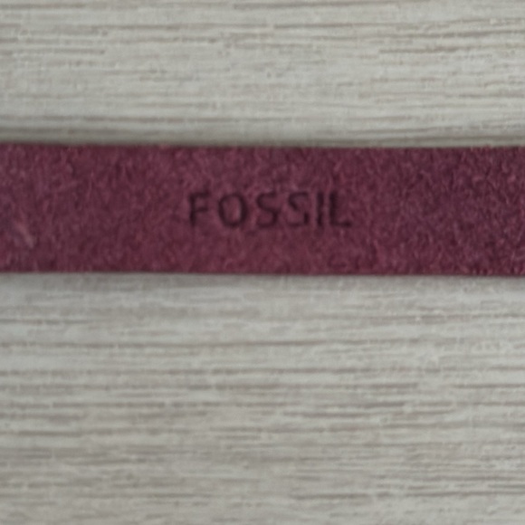 Fossil Leather Wrap Bracelet EUC - Picture 4 of 5